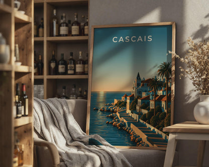 Cascais Coastal Print Wall Art - Travel Wall Art