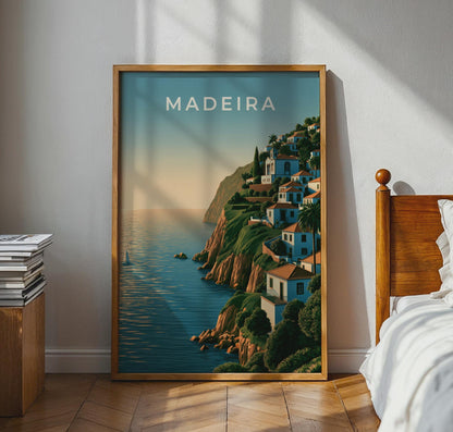 Madeira Coastal Wall Art Print - Travel Wall Art