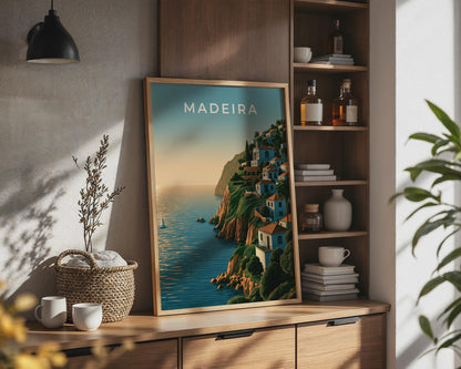 Madeira Coastal Wall Art Print - Travel Wall Art