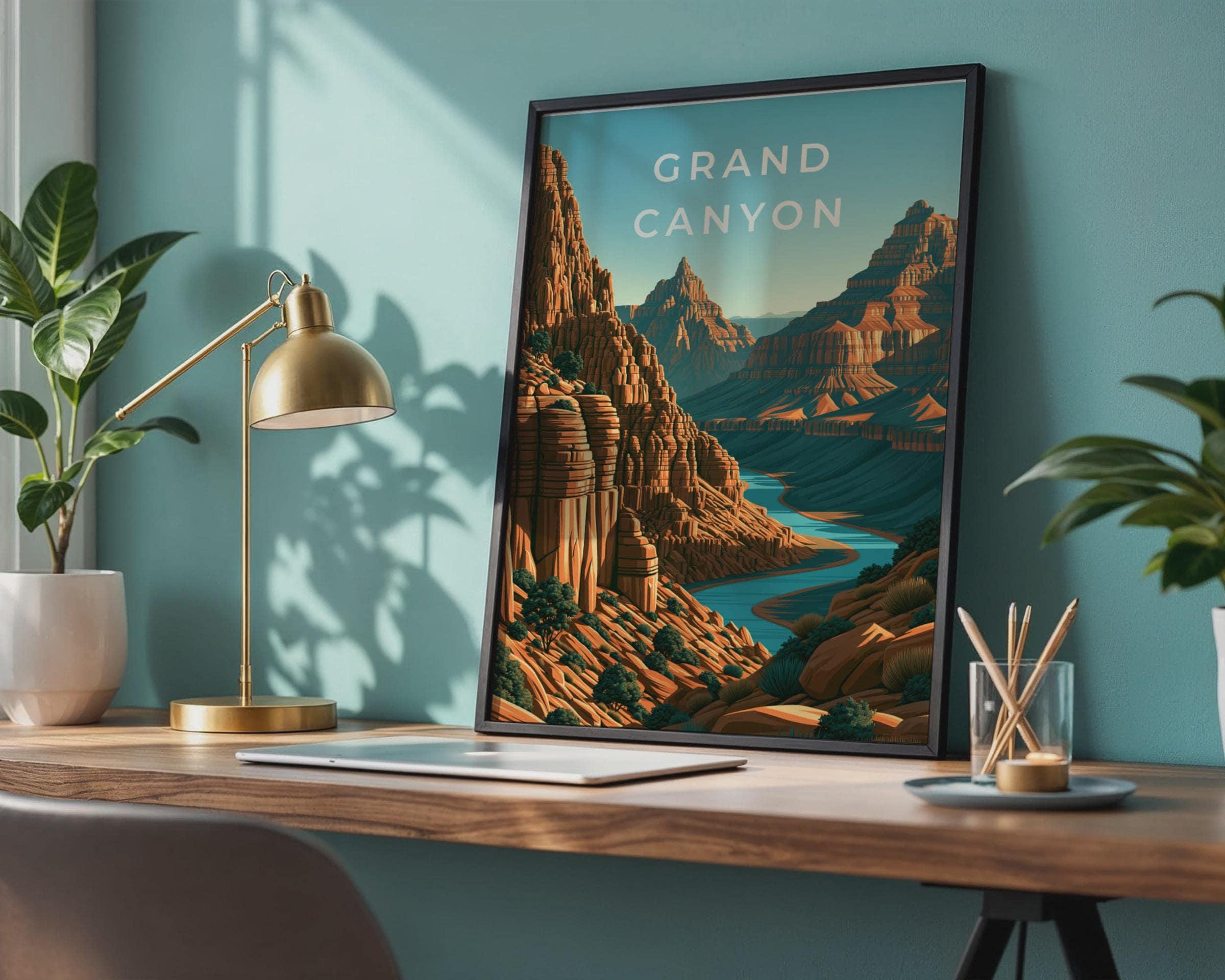 Grand Canyon Landscape Print Wall Art - Travel Wall Art