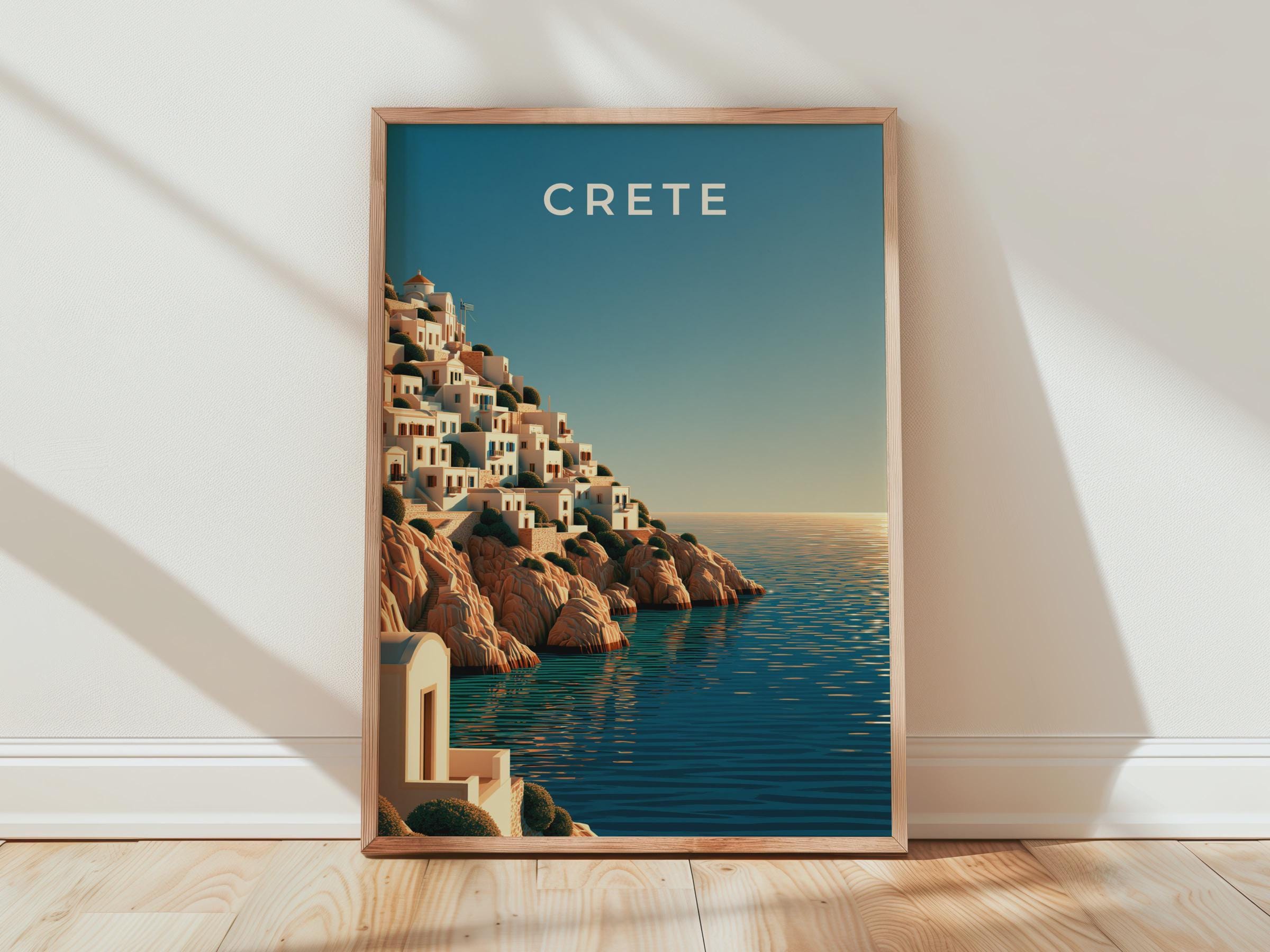 Crete Seaside Landscape Print - Travel Wall Art