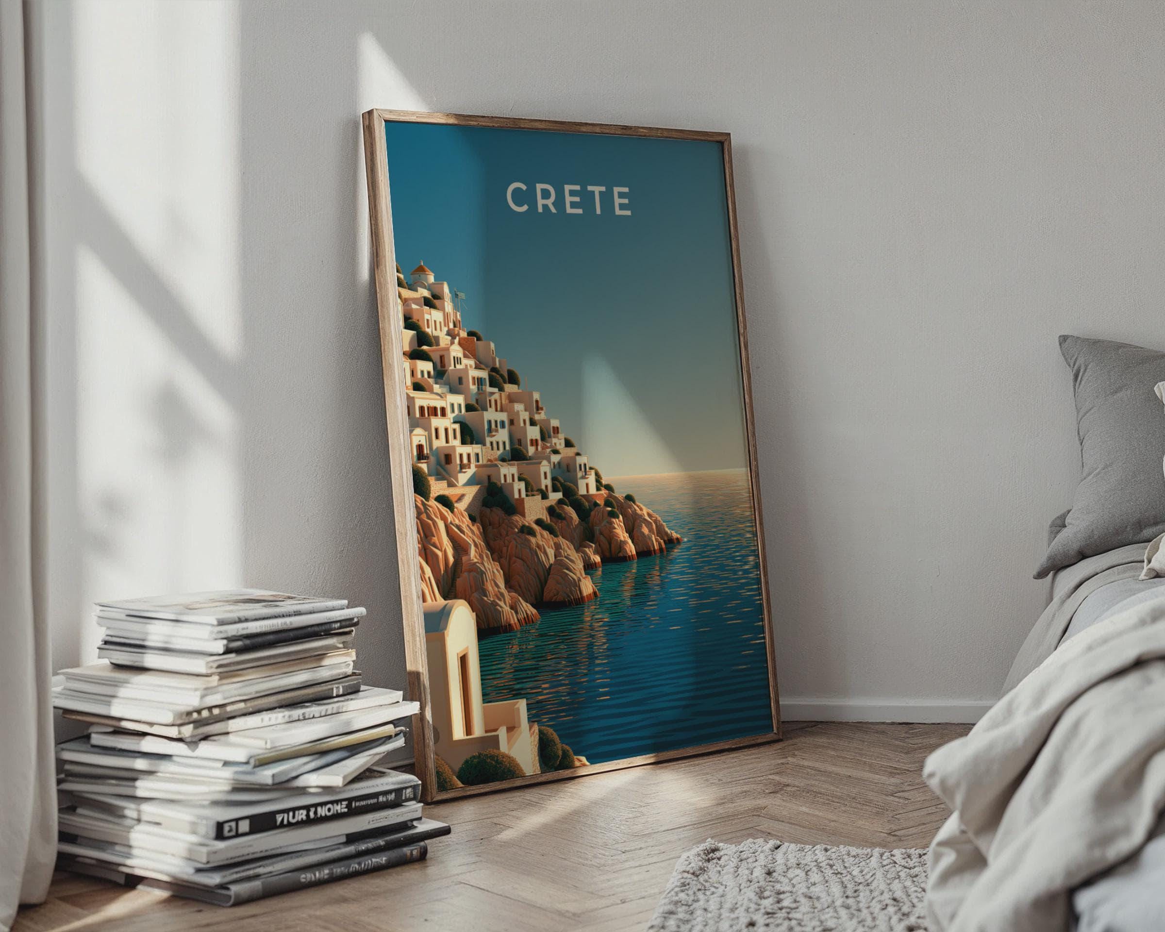 Crete Seaside Landscape Print - Travel Wall Art