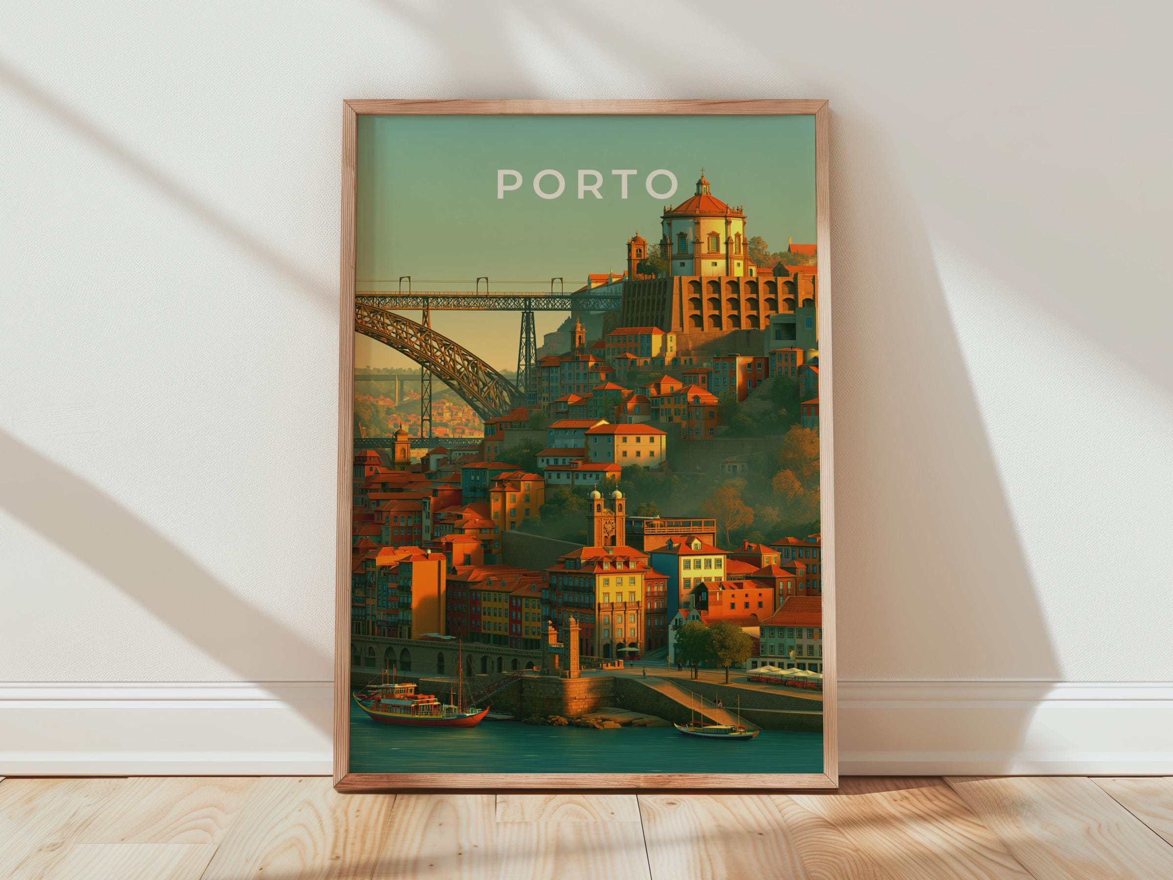 Porto City Print Urban Landscape Art - Travel Wall Art