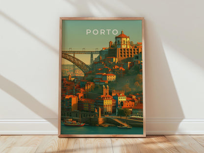 Porto City Print Urban Landscape Art - Travel Wall Art
