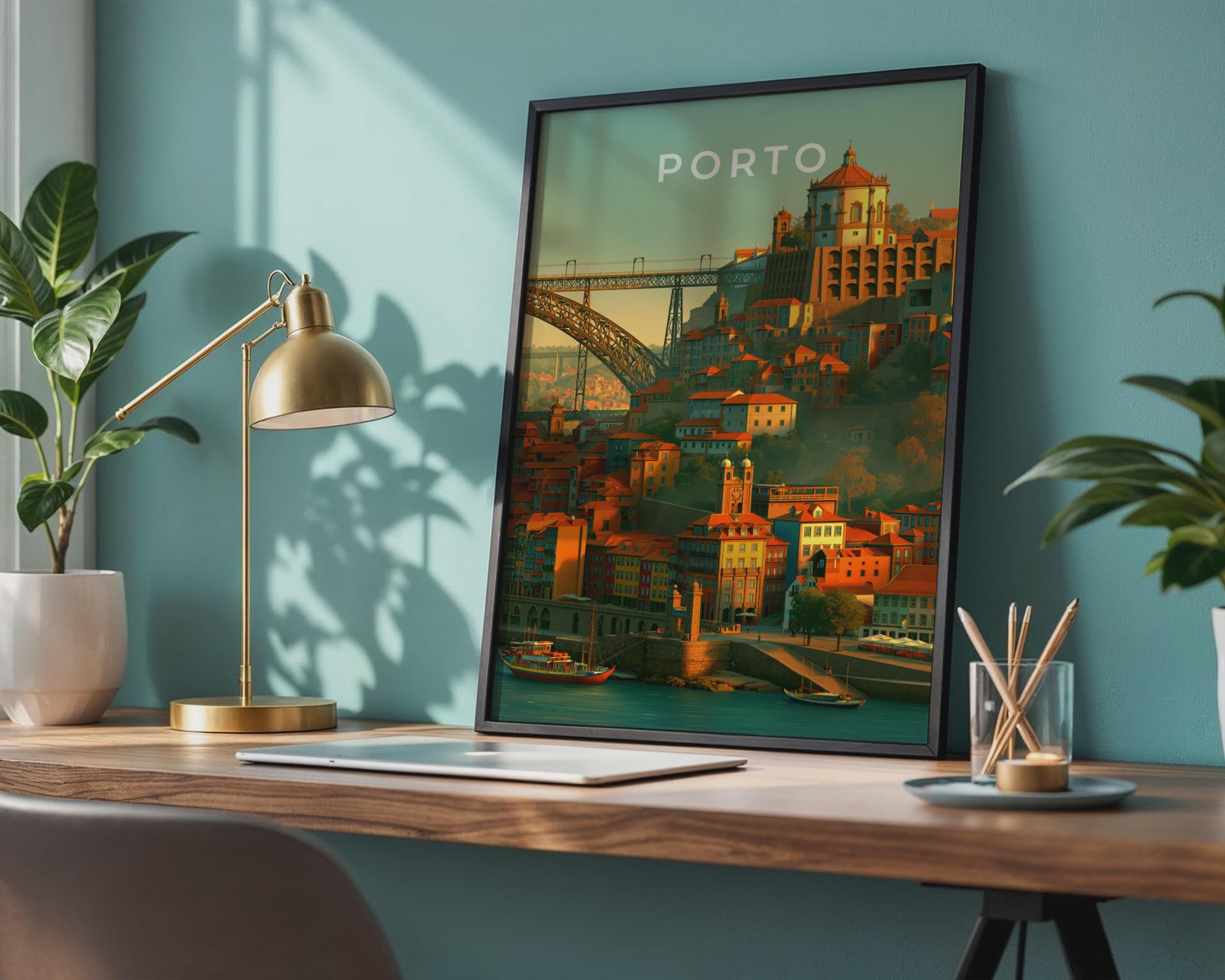 Porto City Print Urban Landscape Art - Travel Wall Art