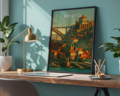 Porto City Print Urban Landscape Art - Travel Wall Art