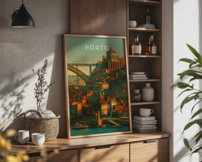 Porto City Print Urban Landscape Art - Travel Wall Art
