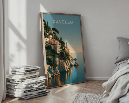 Ravello Coastal Town Landscape Print - Travel Wall Art