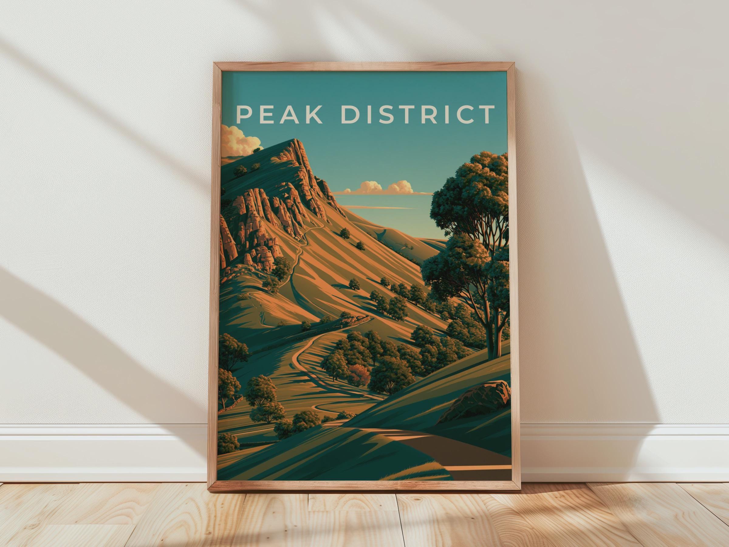 Peak District Landscape Wall Art Print - Travel Wall Art