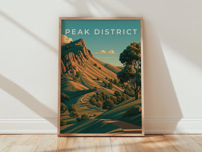 Peak District Landscape Wall Art Print - Travel Wall Art
