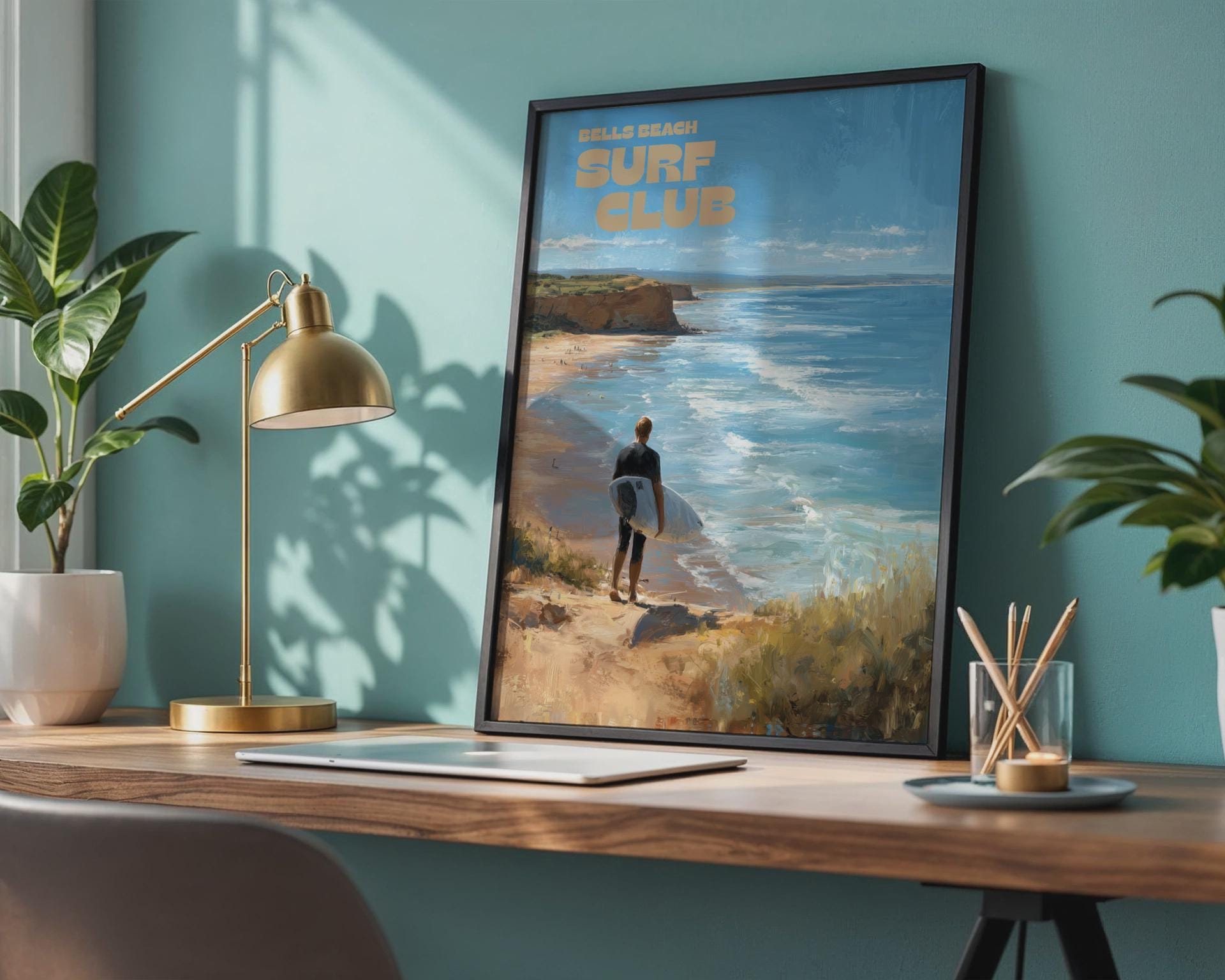 Bells Beach Surf Club Poster Art Print - Travel Wall Art