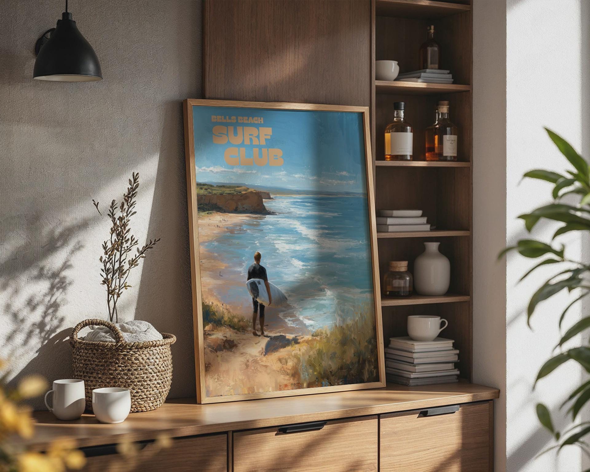 Bells Beach Surf Club Poster Art Print - Travel Wall Art