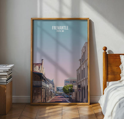 Fremantle Perth WA Travel Poster Art Print - Travel Wall Art