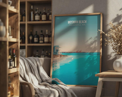 Mosman Beach Fremantle WA Print Coastal Wall Art - Travel Wall Art