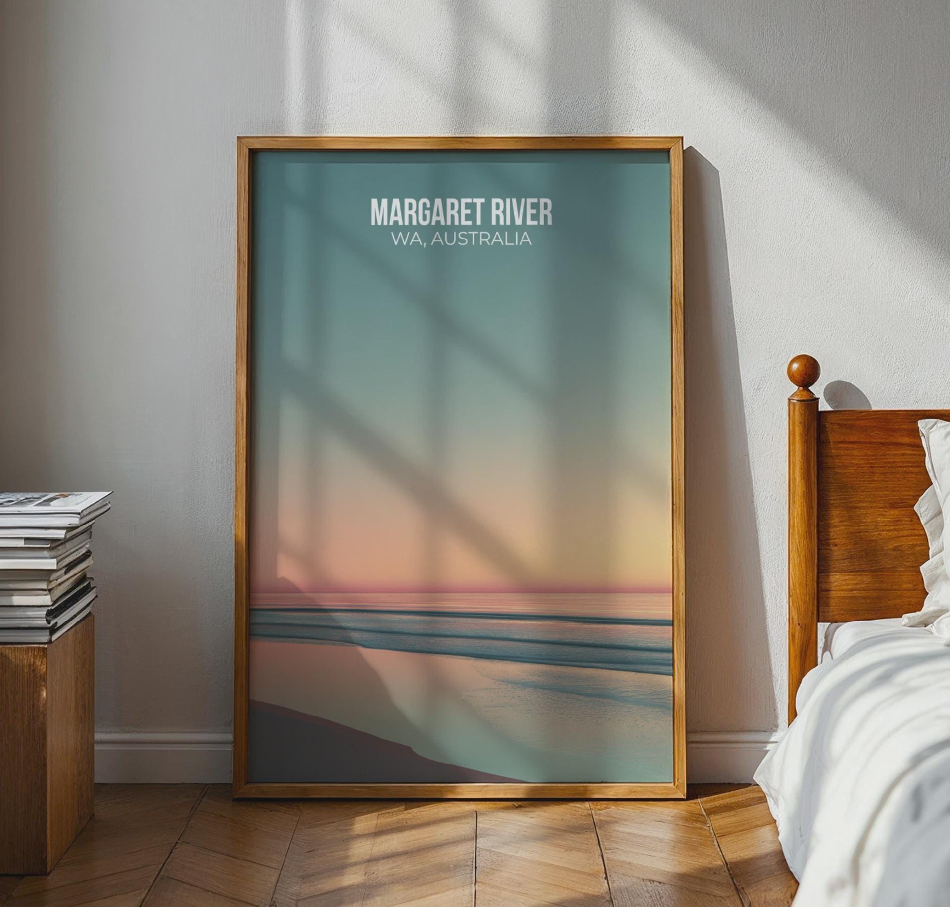Margaret River WA Australia Coastal Poster Print Wall Art - Travel Wall Art