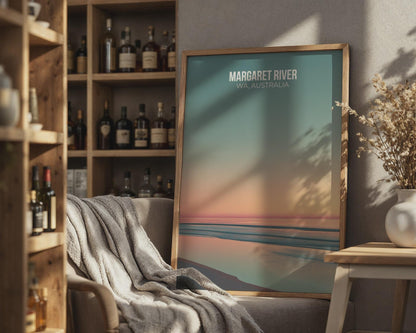 Margaret River WA Australia Coastal Poster Print Wall Art - Travel Wall Art