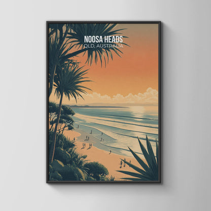 Noosa Heads QLD Australia Beach Print Wall Art - Travel Wall Art