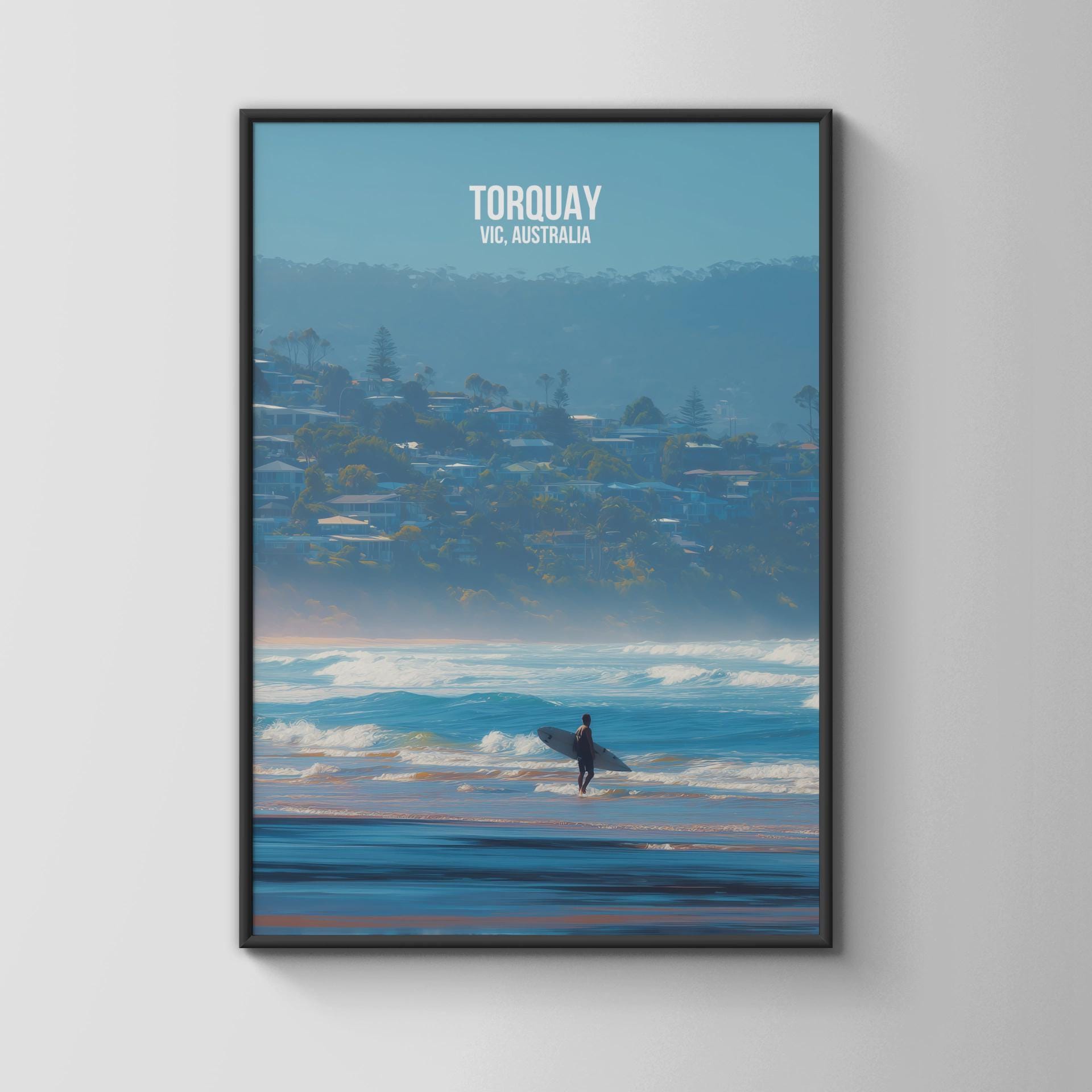 Torquay VIC Australia Surf Wall Art Print - Travel Wall Art