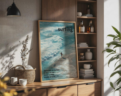 Surfing Wall Art Snapper Rocks Australia Print - Travel Wall Art