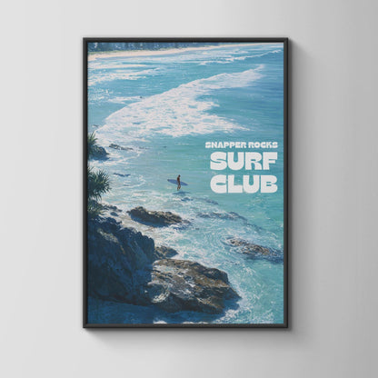 Snapper Rocks Surf Club Wall Art Print - Travel Wall Art