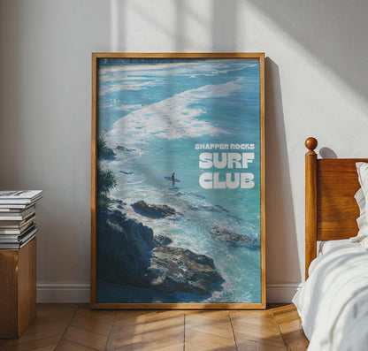 Snapper Rocks Surf Club Wall Art Print - Travel Wall Art