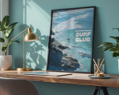Snapper Rocks Surf Club Wall Art Print - Travel Wall Art
