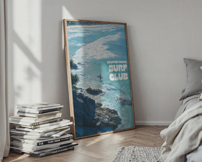 Snapper Rocks Surf Club Wall Art Print - Travel Wall Art