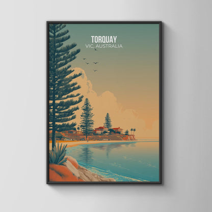 Torquay Beach Print Coastal Scene Wall Art Vic Australia - Travel Wall Art