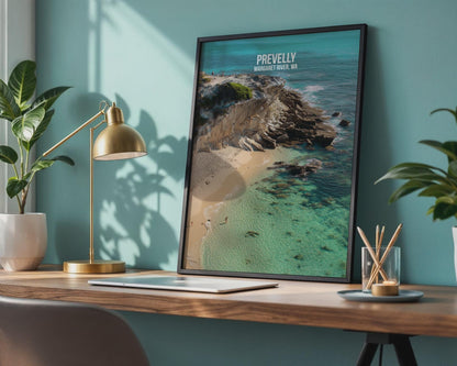 Prevelly Margaret River Wall Art Coastal Beach Print - Travel Wall Art