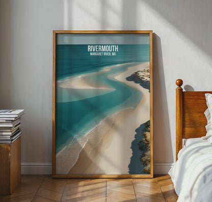 Rivermouth Margaret River WA Print Coastal Wall Art - Travel Wall Art