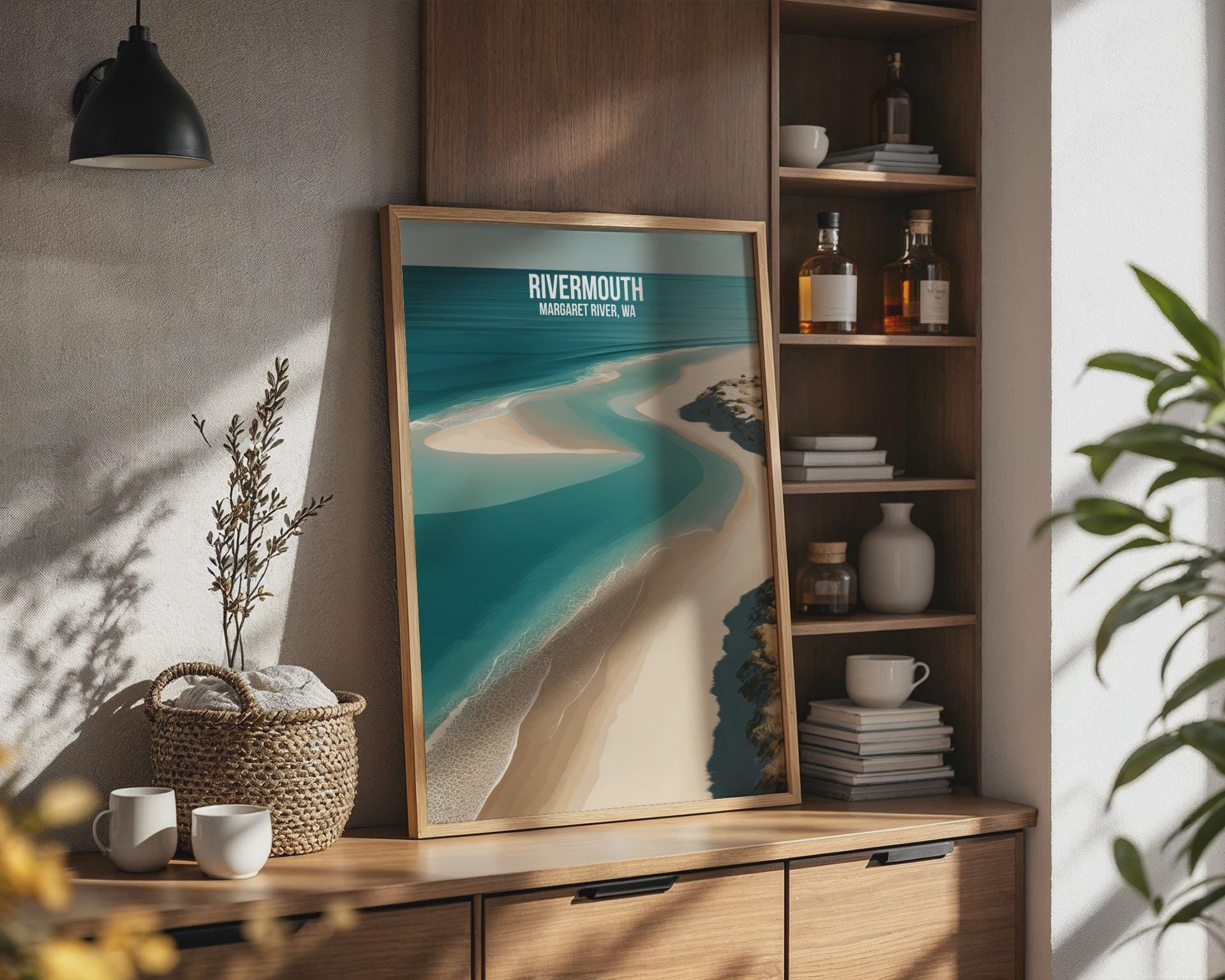 Rivermouth Margaret River WA Print Coastal Wall Art - Travel Wall Art