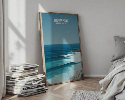 Surfers Point Print Margaret River WA Coastal Wall Art - Travel Wall Art