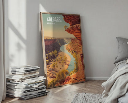 Kalbarri WA Australia Landscape Poster Wall Art - Travel Wall Art