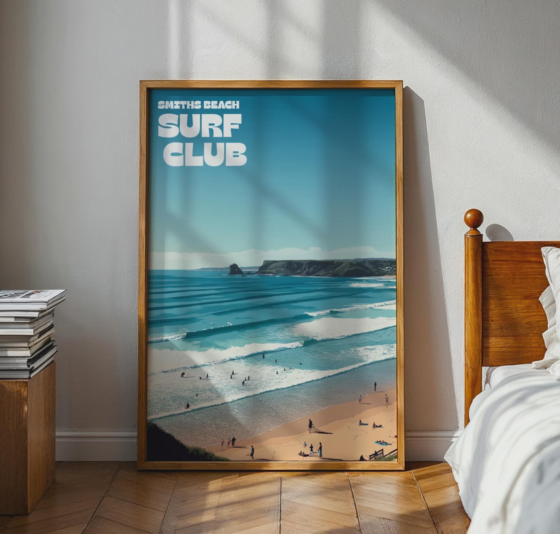 Smiths Beach Surf Club Poster Wall Art - Travel Wall Art