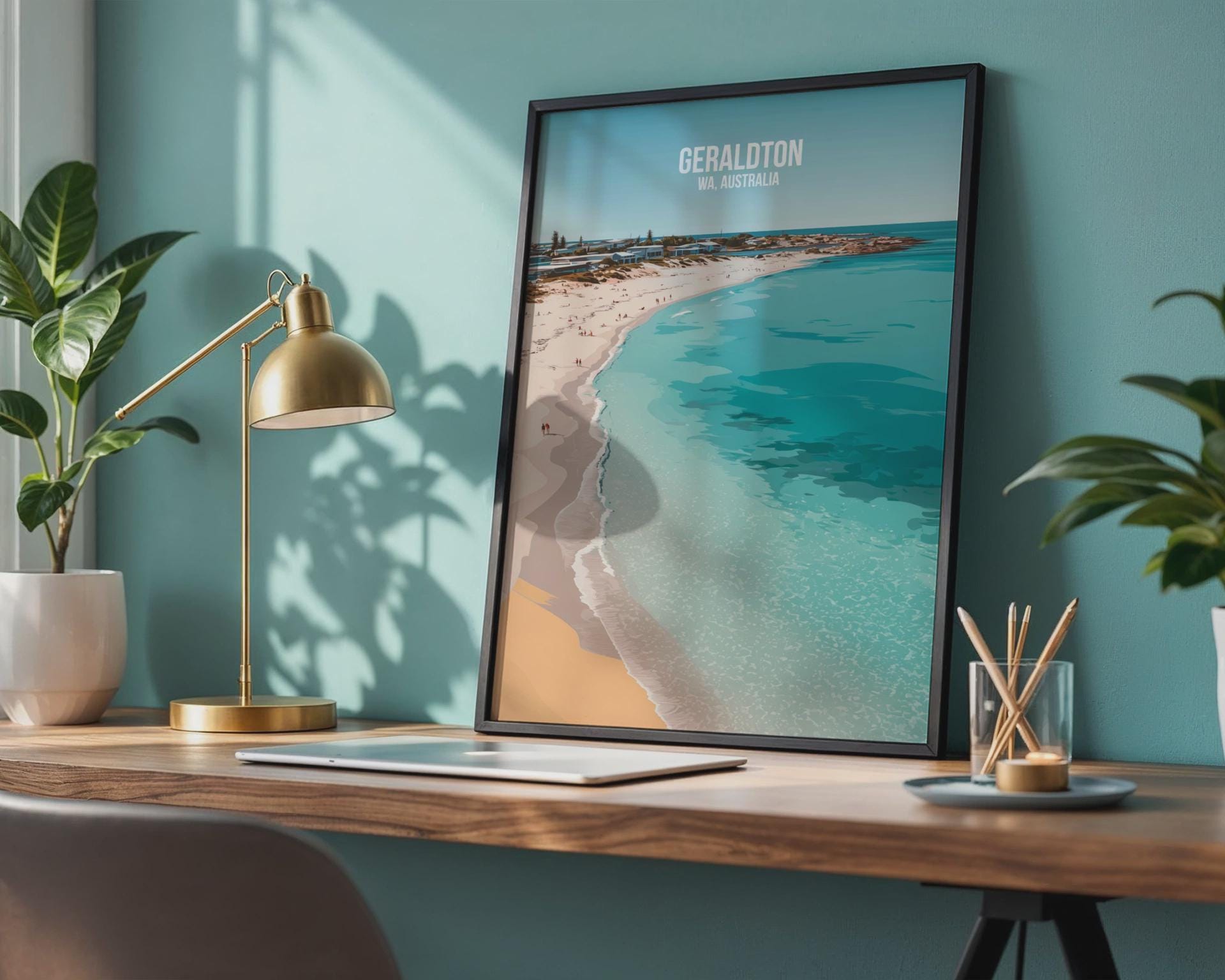 Geraldton Coastal Art Print WA Australia - Travel Wall Art