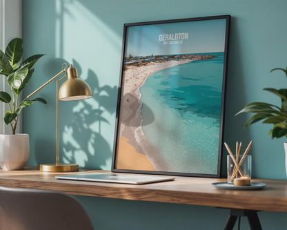 Geraldton Coastal Art Print WA Australia - Travel Wall Art