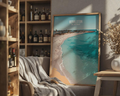 Geraldton Coastal Art Print WA Australia - Travel Wall Art