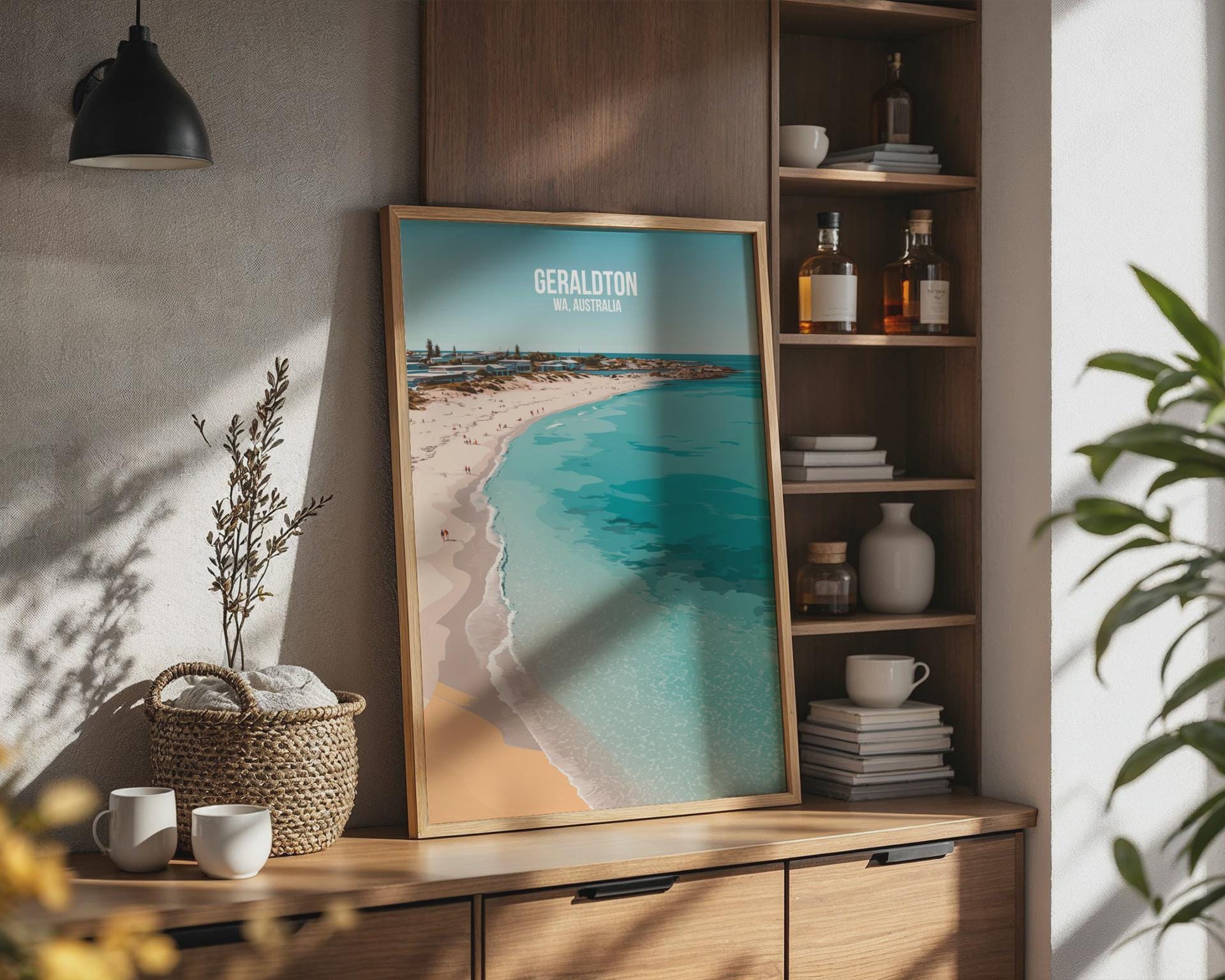 Geraldton Coastal Art Print WA Australia - Travel Wall Art