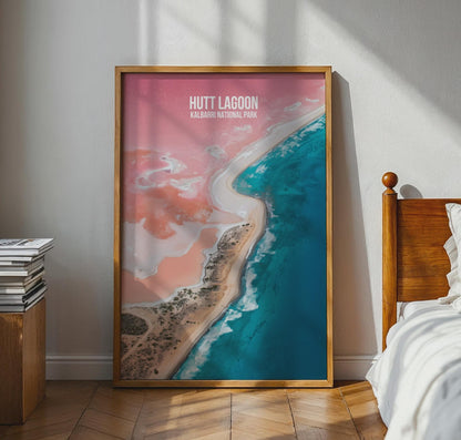 Hutt Lagoon Kalbarri National Park Print - Travel Wall Art