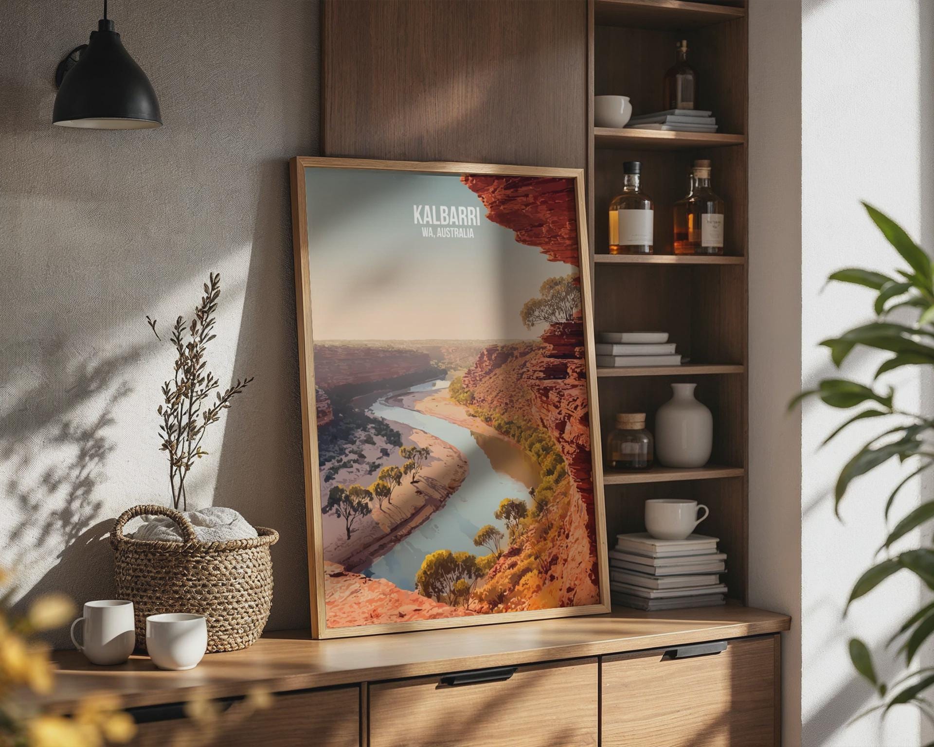 Kalbarri Australia Landscape Poster Wall Art Print - Travel Wall Art