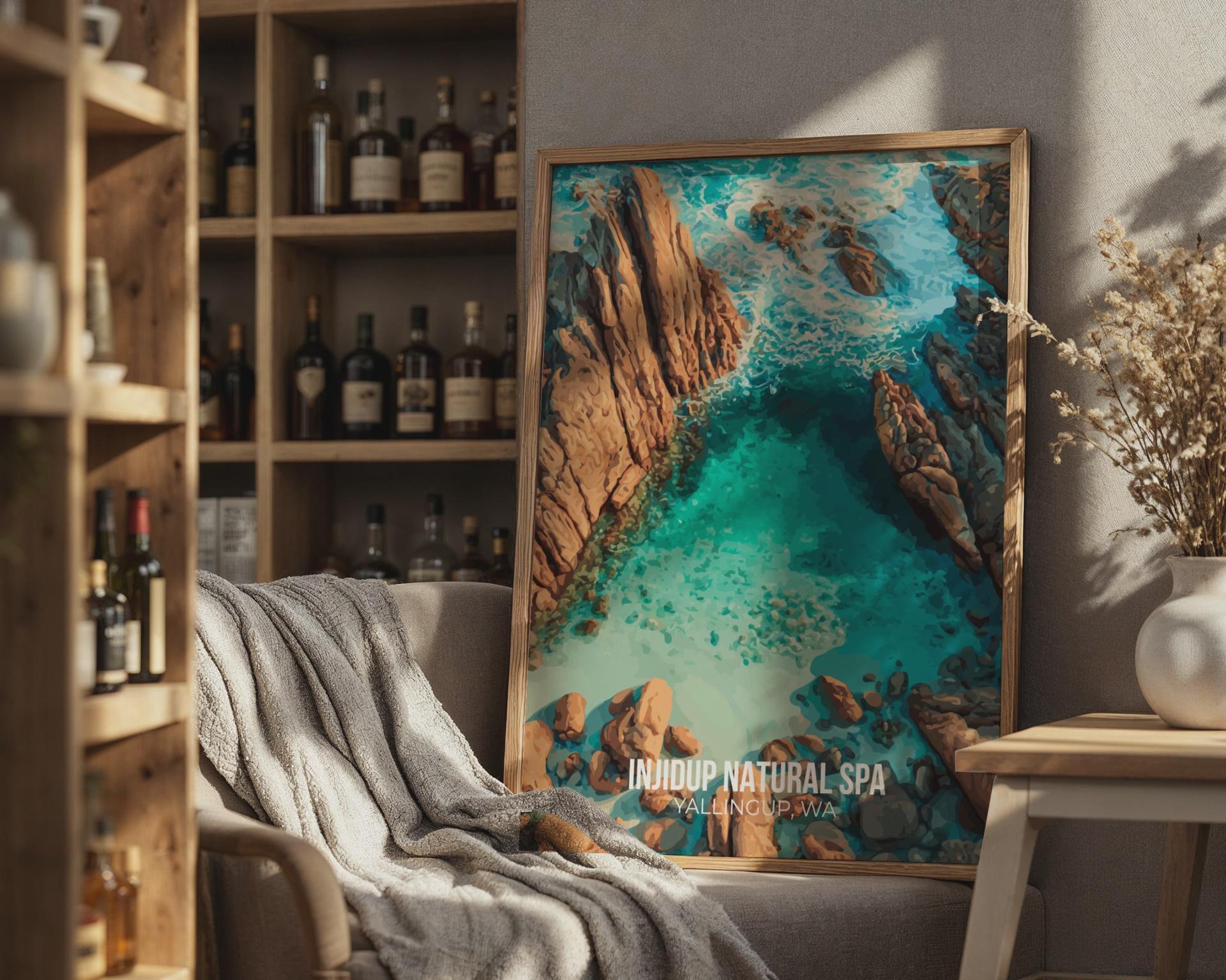 Injidup Natural Spa Yallingup Print Wall Art - Travel Wall Art