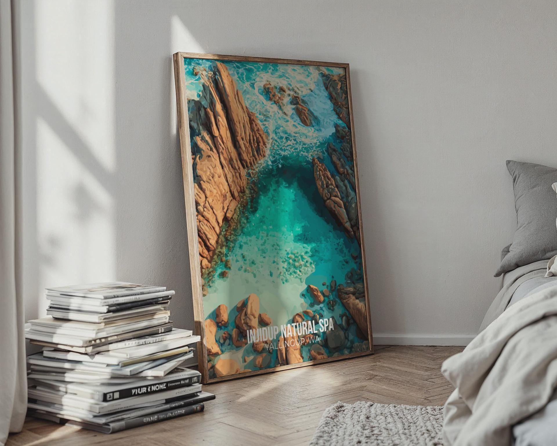 Injidup Natural Spa Yallingup Print Wall Art - Travel Wall Art