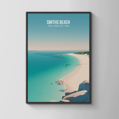 Smiths Beach Yallingup Wall Art Poster - Travel Wall Art