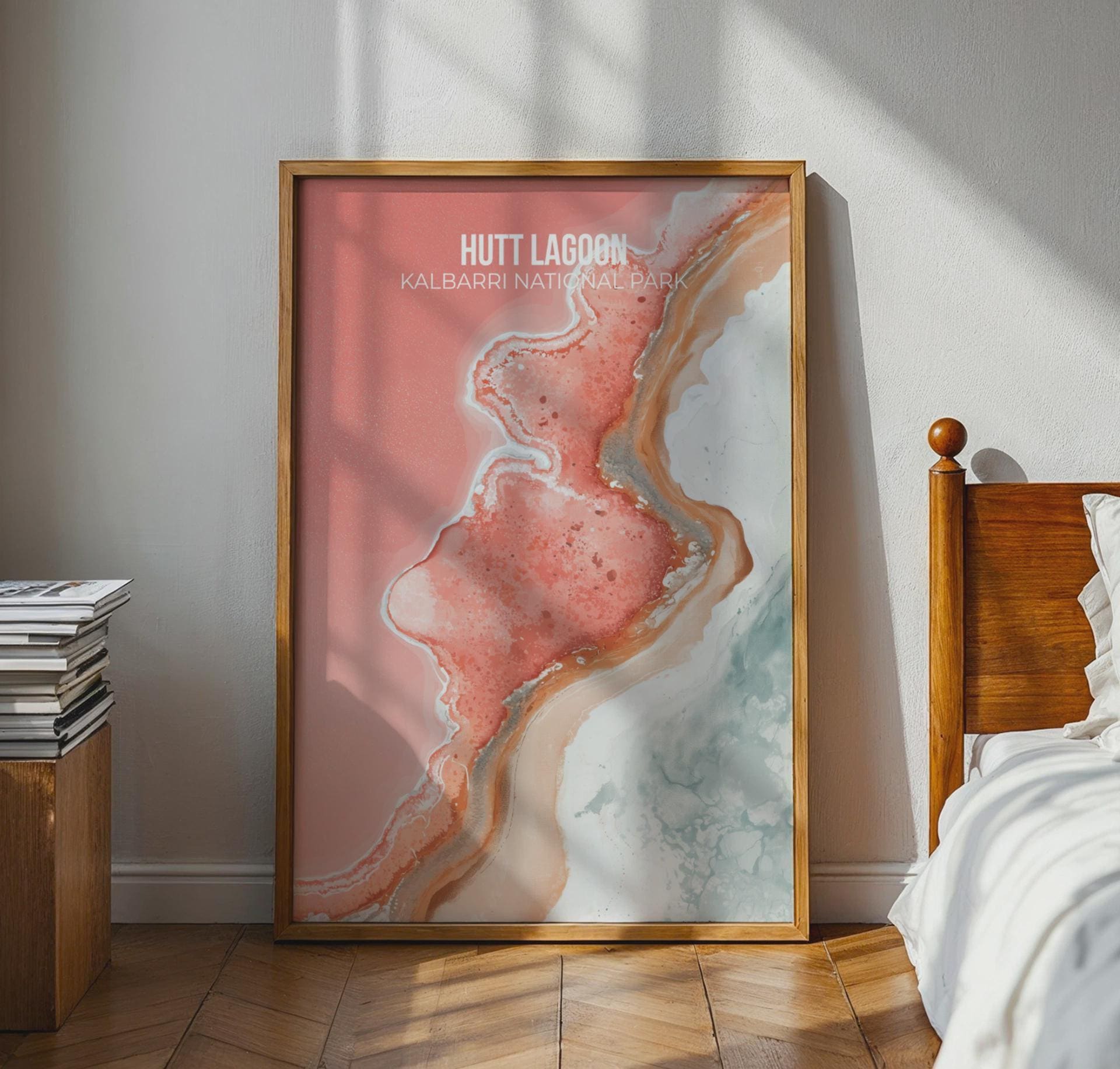 Hutt Lagoon Kalbarri National Park Wall Art Print - Travel Wall Art