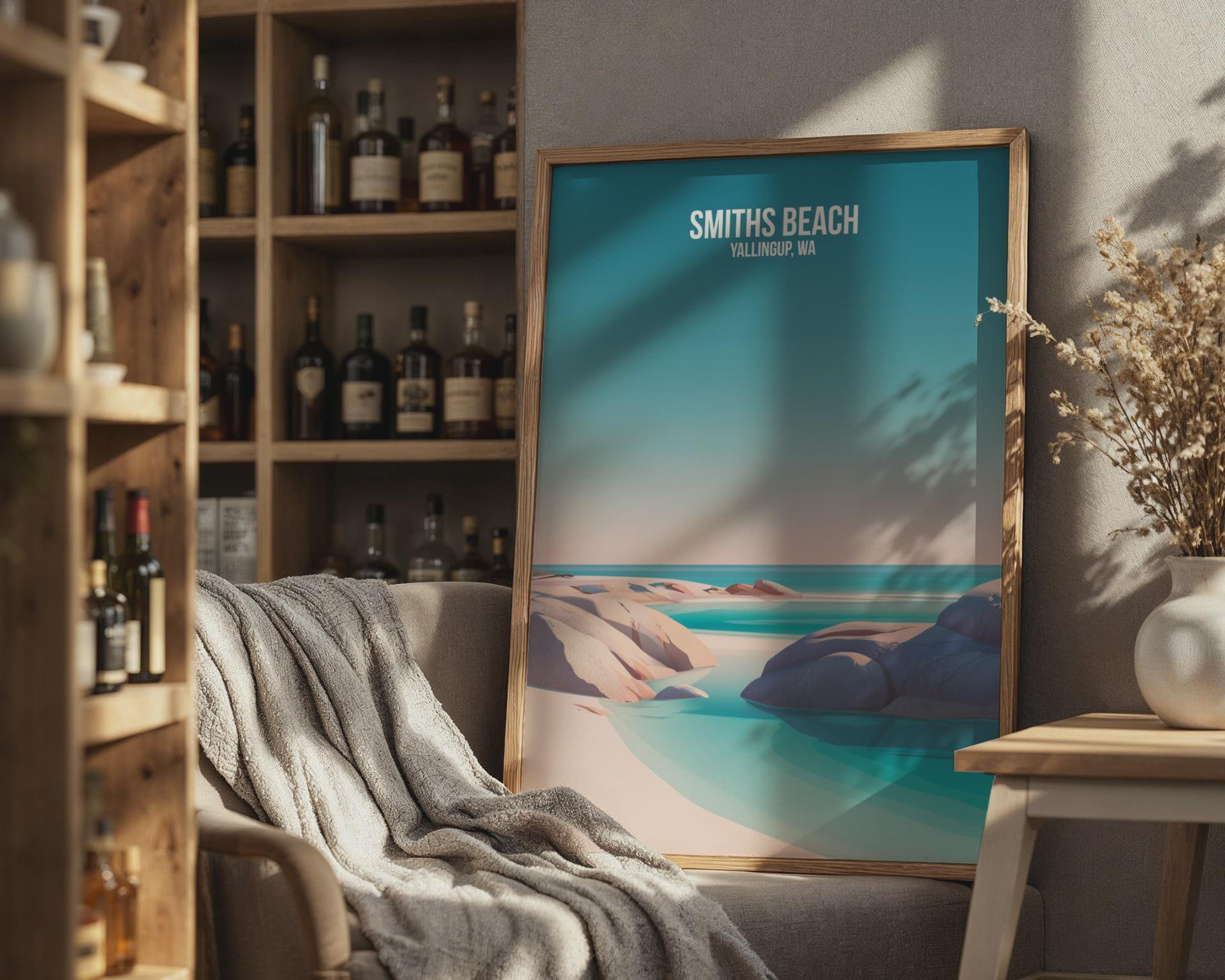Smiths Beach Yallingup WA Coastal Wall Art Print - Travel Wall Art