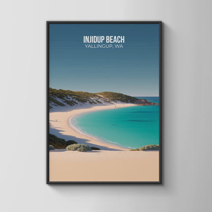 Injidup Beach Wall Art Yallingup WA Print - Travel Wall Art