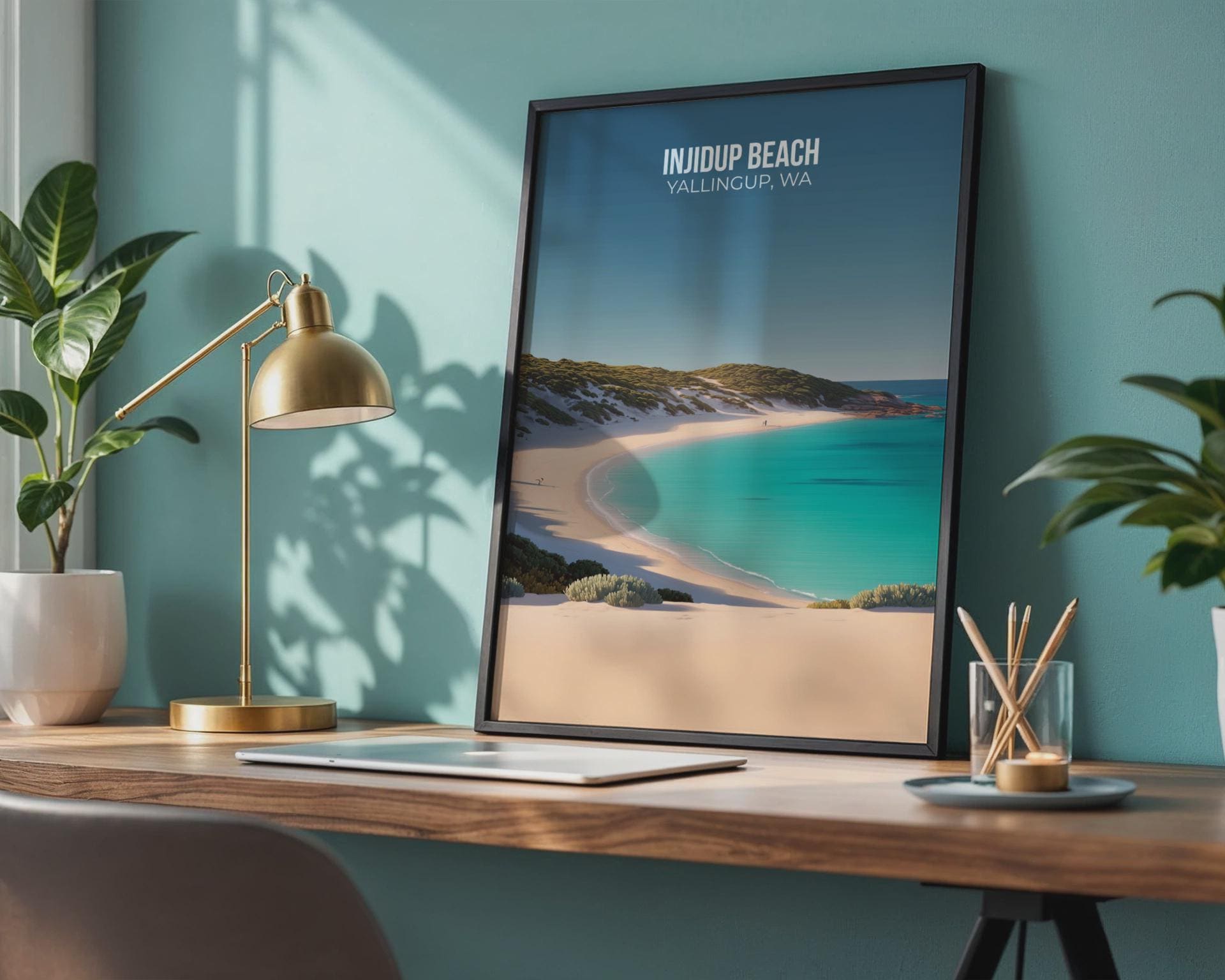 Injidup Beach Wall Art Yallingup WA Print - Travel Wall Art