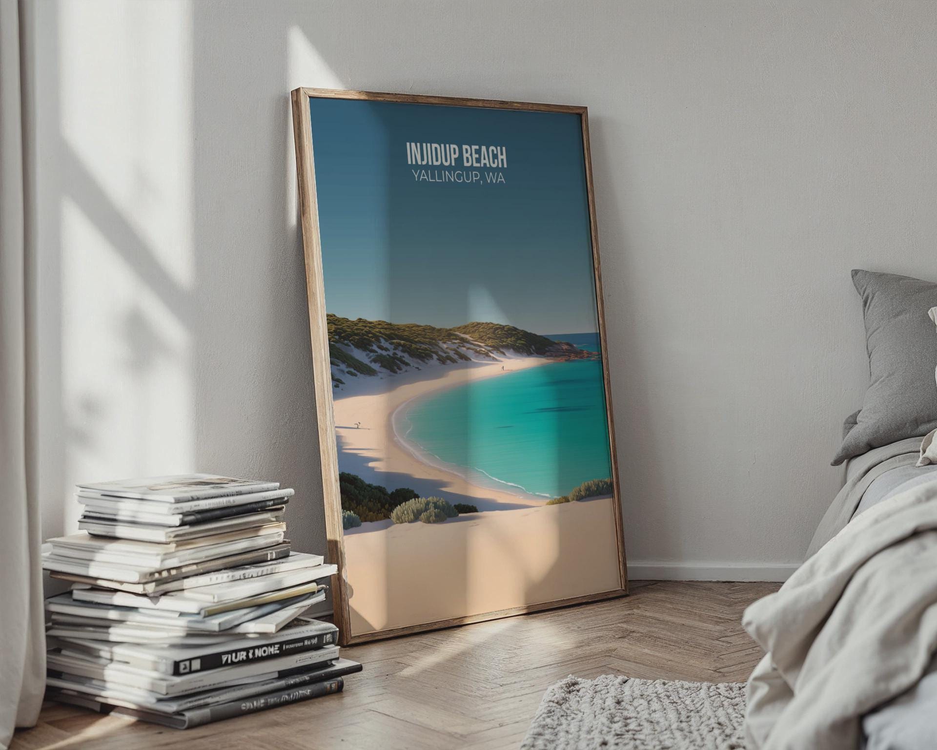 Injidup Beach Wall Art Yallingup WA Print - Travel Wall Art