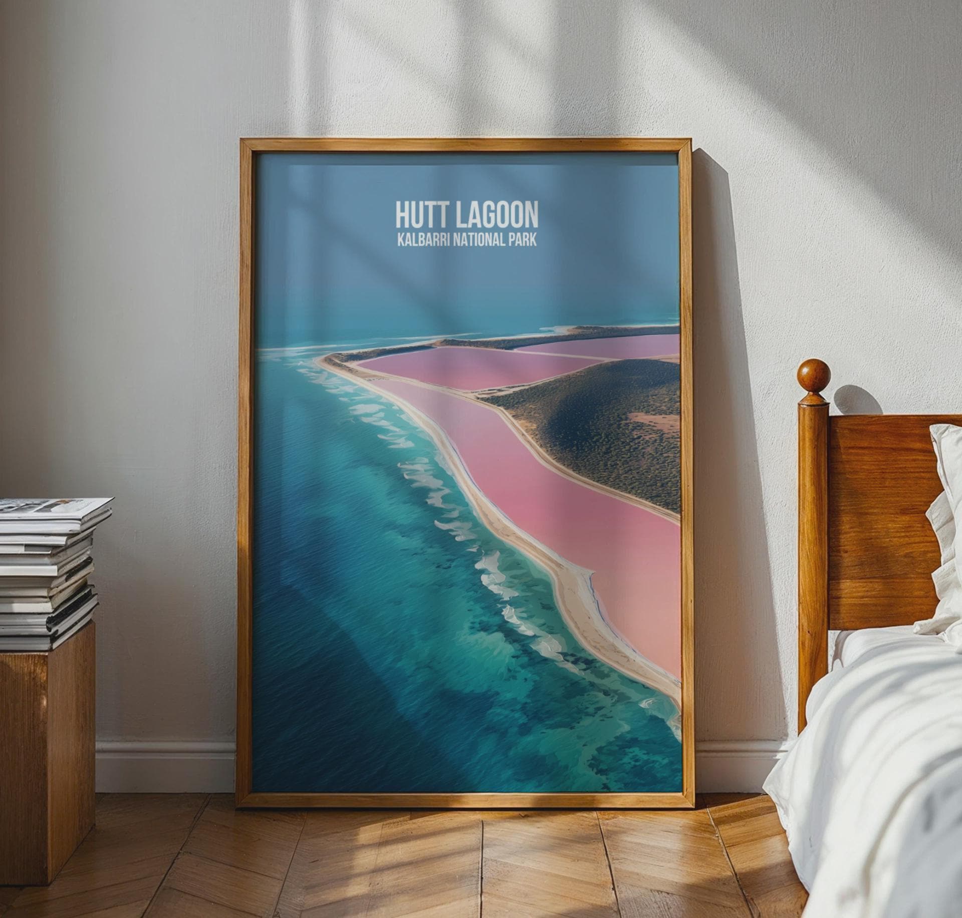 Hutt Lagoon Kalbarri National Park Print - Travel Wall Art