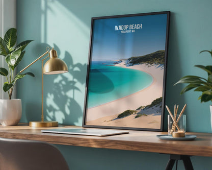 Injidup Beach Yallingup WA Poster Wall Art - Travel Wall Art